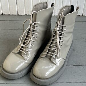 Marsell Gomme Gommello Patent Leather Boots